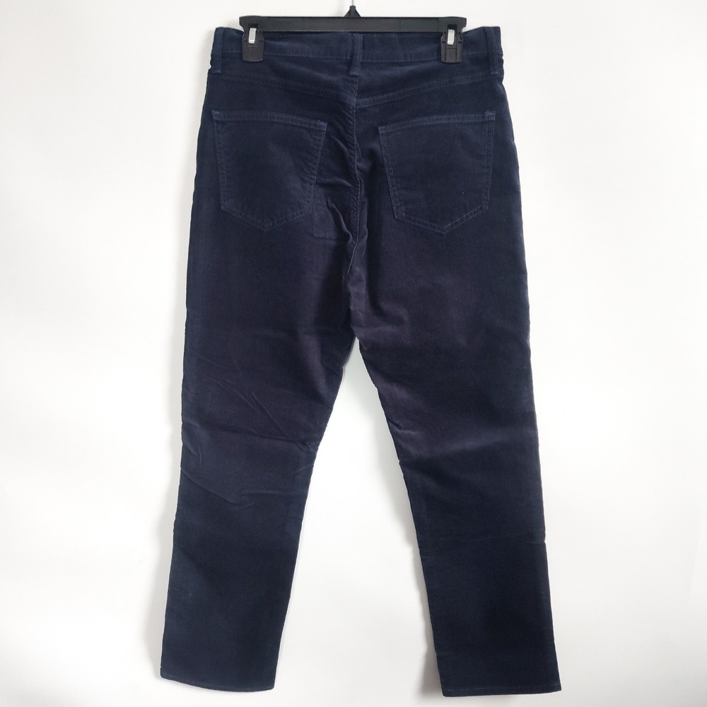 New Gap Pants Size 10 Corduroy Blue Vintage Slim High Rise Preppy Warm Apres Ski - Picture 4 of 7